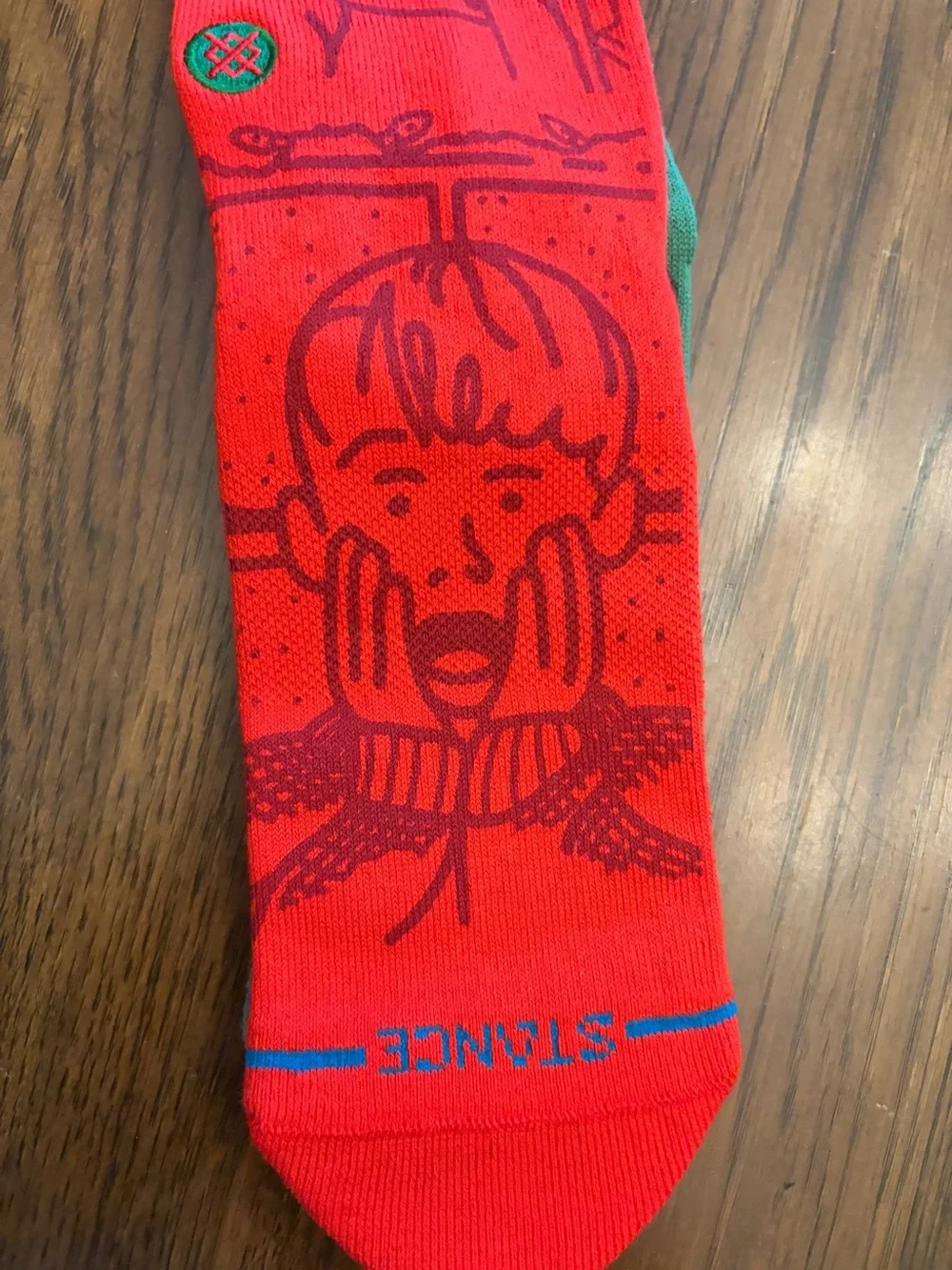 Stance x Home Alone Christmas NWT Red Casual Home Alone Crew Socks. Size L